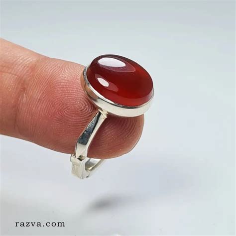 Bague Agate Homme Argent Massif Islamique Pas Cher Razva