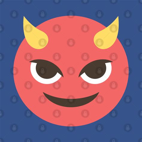 Horny Devil Devil Emoji T Shirt TeePublic