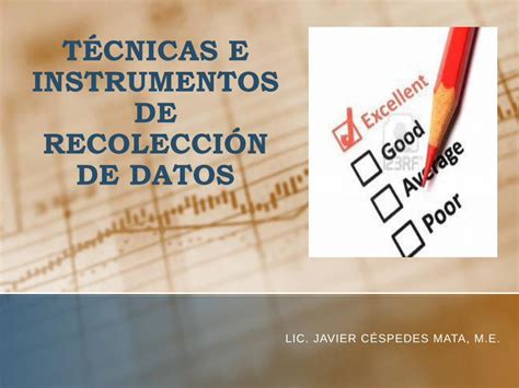 Pdf T Cnicas E Instrumentos De Recolecci N Cnicas E Instrumentos De