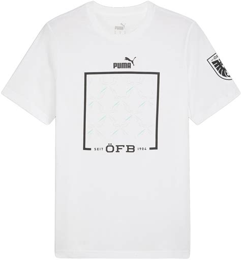 Puma Austria Ftbl Icons T Shirt Em White Ab