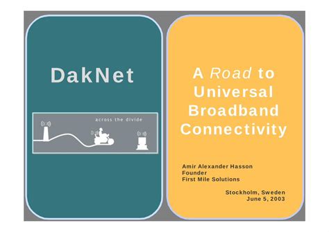 PDF DakNet A Universal Broadband Connectivity DOKUMEN TIPS