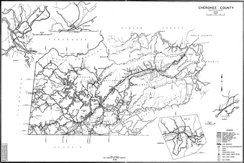 Cherokee National Forest Road Map