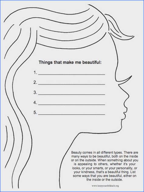 18 Self Esteem Worksheets And Activities For Teens And Adults Pdfs