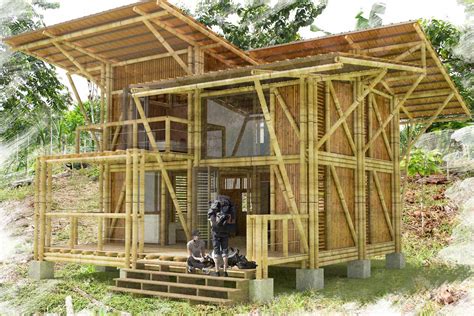 Casa Migue Casas En Bambu Casas Guadua Arquitectura De Bambú