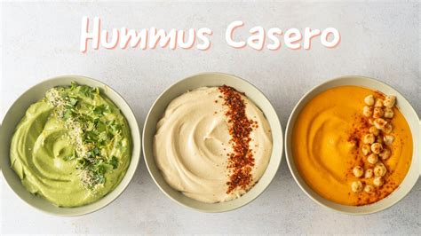 Como Hacer Hummus El Mejor Hummus De Garbanzos Casero Sin Aceites