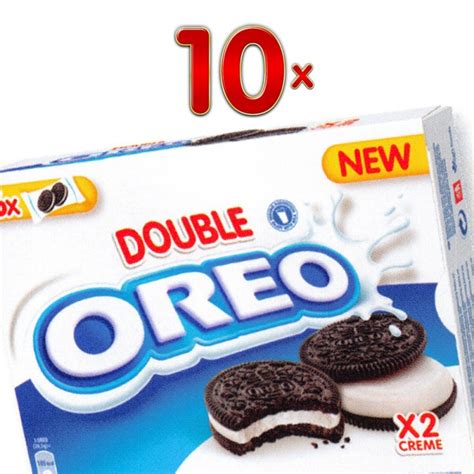 Oreo Double Creme 10 X 170g Packung Oreo Keks Mit Doppelter Füllung