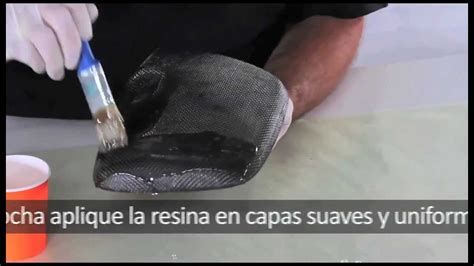 Tutorial De Recubrimiento De Piezas Con Fibra De Carbono Youtube