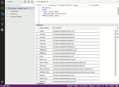 How To Find The Location Of Data Files And Log Files In Sql Server