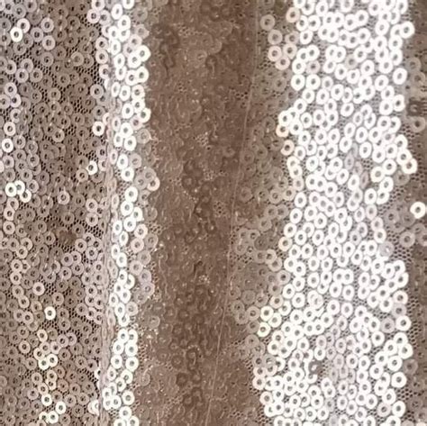 Champagne Sequin Fabric Glitters Sequins Fabric Champagne Full Sequin