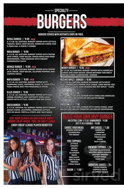 Hotshots Sports Bar & Grill menu in El Dorado, Arkansas, USA
