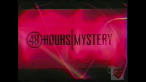 48 Hours Mystery Cbs Bumper 2009 Youtube