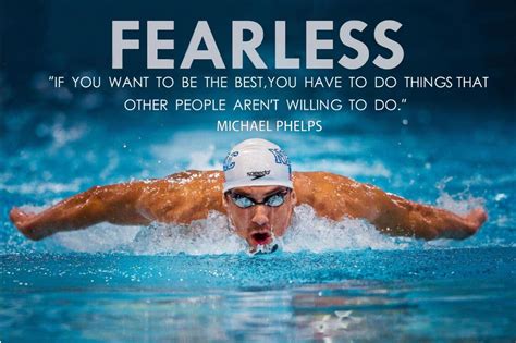 Michael Phelps Motivational Sports Quotes Silk Art Poster For Home