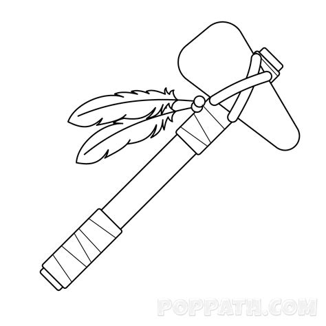 How To Draw A Tomahawk Pop Path