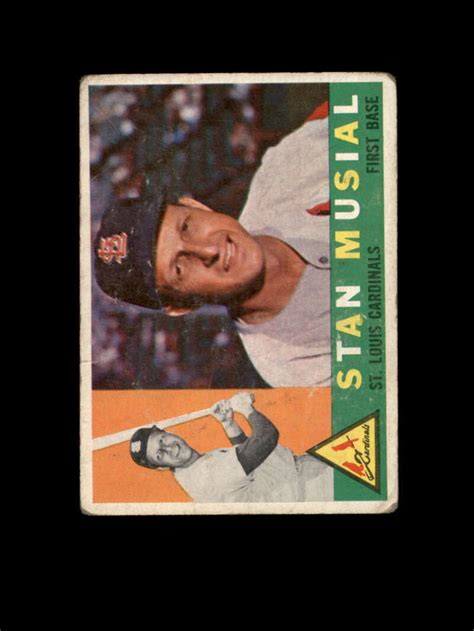 1960 Topps Baseball 250 Stan Musial STARX 2 5 G VG LS809408 EBay