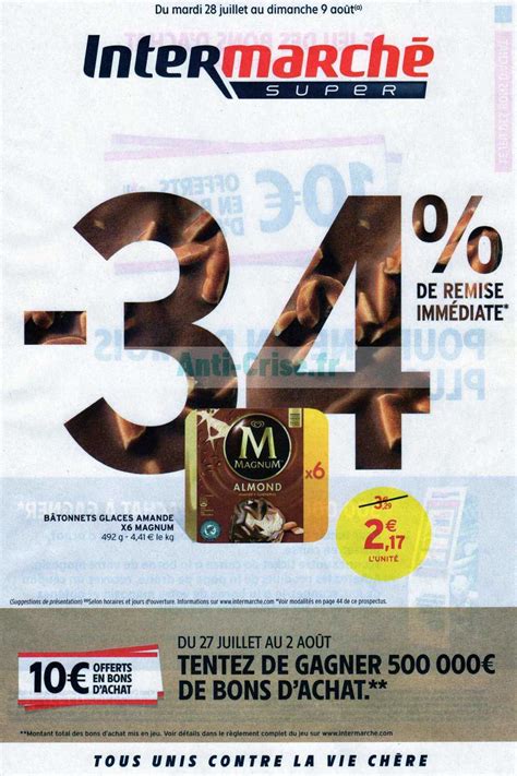 Anti crise fr Catalogue Intermarché du 28 juillet au 09 août 2020