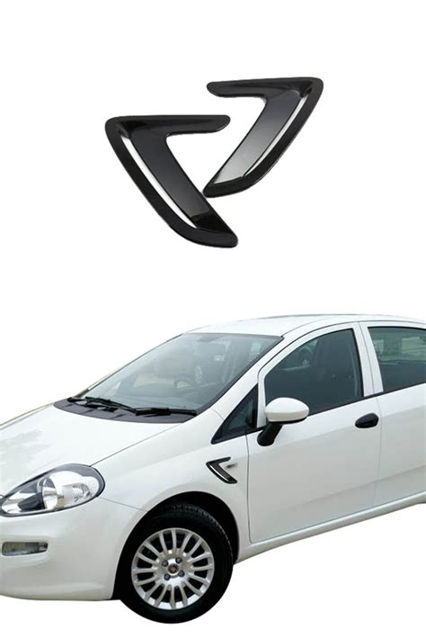 Genel Markalar Fiat Linea Punto Çamurluk Venti Piano Black 2 Adet