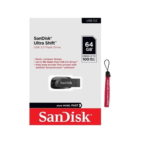 MEMORIA USB SANDISK ULTRA SHIFT 64 GB 3 0 Vjoaccesrios