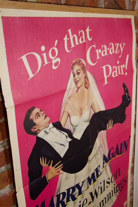 1953 Marry Me Again Movie Poster Original 1953 27 X 41 1 One Sheet ...