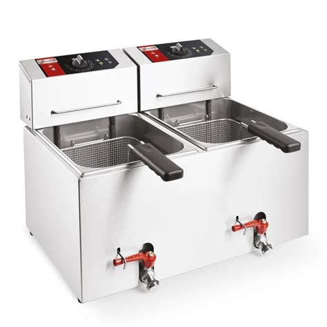 Friteuse Professionnelle Poser Triphas E Kg H Avec Cuves Inox