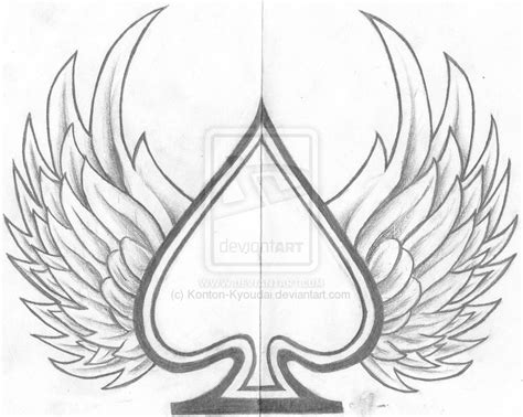 Ace Of Spades Drawing at GetDrawings | Free download