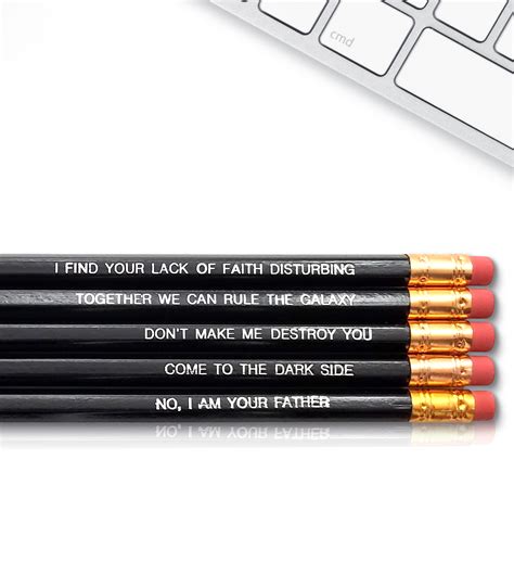 Dark Side - Inspirational Pencils Engraved With Funny And Motivational ...