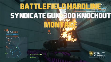 Battlefield Hardline Syndicate Gun 300 Knockout Montage Youtube