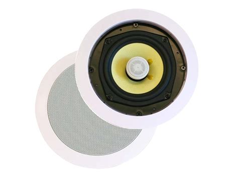 8 Inch Monoprice Caliber In Ceiling Speakers 8 Inch Fiber 2 Way Pair 104104 Price Buy 8