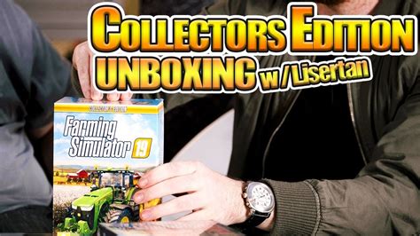 Farming Simulator Collectors Edition Unboxing Ft Lisertan Youtube