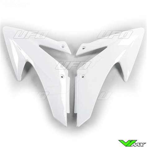 Ufo Radiator Shrouds White Honda Crf F