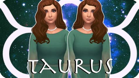 Zodiac Signs Taurus ♉️ Sims 4 Create A Sim Youtube