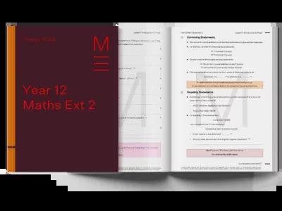 Hsc Maths Extension Trial Exam Preparation Course Matrix Education