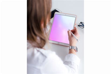 Person Holding Ipad Mockup Bundle Masterbundles