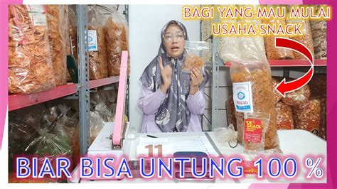 Cara Memulai Jualan Makanan Ringan Peluang Bisnis Snack Keripik Kaca Jual 3000 Untung 💯 Part2