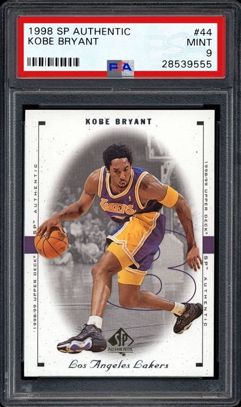 1998 Sp Authentic Kobe Bryant Psa Cardfacts®