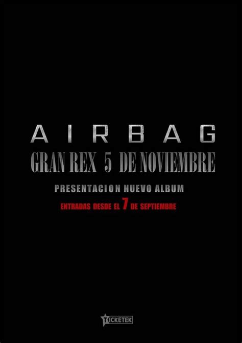 Airbag Anuncia Su Nuevo Lbum Con Un Show En Buenos Aires De