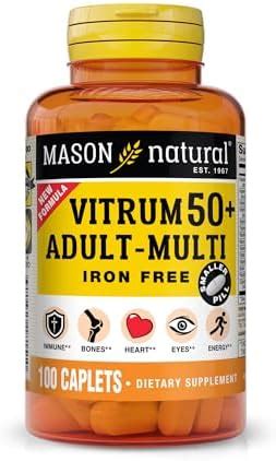 Amazon MASON NATURAL Vitrum 50 Adult Multi Iron Free Vitamins