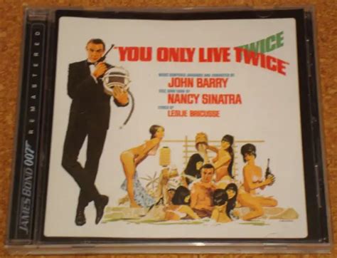 James Bond You Only Live Twice Remastered Soundtrack Cd Album Rare