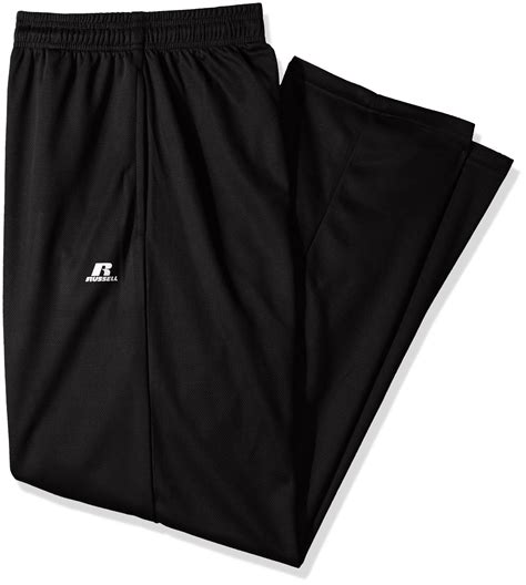 Russell Athletic Mens Tall Dri Power Pant Black 2xlt