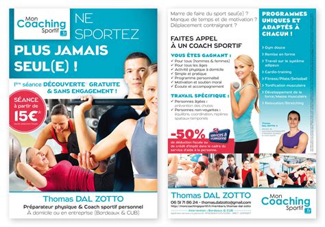 Flyer Affiche Coach Sportif Affiche Img