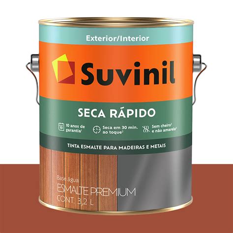 Tinta Esmalte Bril Base Água Suvinil Terracota 3 2 L Loja Online SA