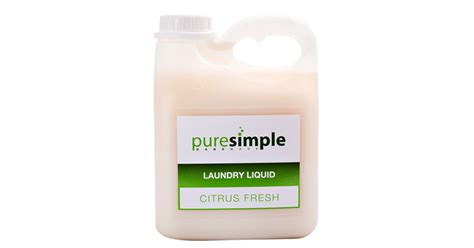 buy pure simple laundry liquid citrus fresh  faithful  nature