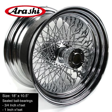 Arashi Jante De Roue Arri Re Chrom E De 18x10 5 Pouces Pour Harley