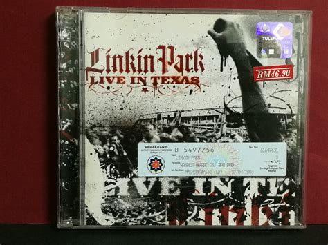 CD LINKIN PARK Live In Texas Hobbies Toys Music Media CDs