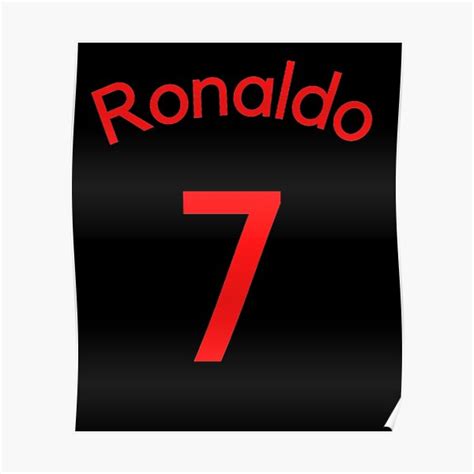 "Ronaldo Manchester United " Poster for Sale by NxtLvlDsgns | Redbubble