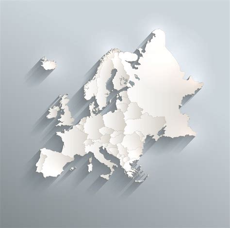 Fototapeta Polityczna Mapa Europy Tappy Pl