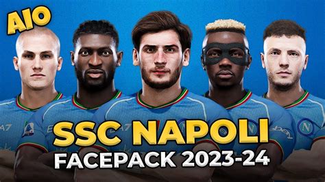 SSC Napoli Facepack Season 2023 24 Sider And Cpk Football Life 2023