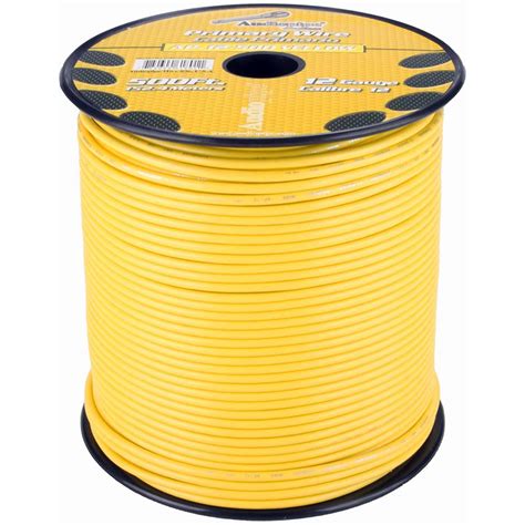 Audiopipe Primary Wire Gauge Foot Spool Yellow The Wholesale