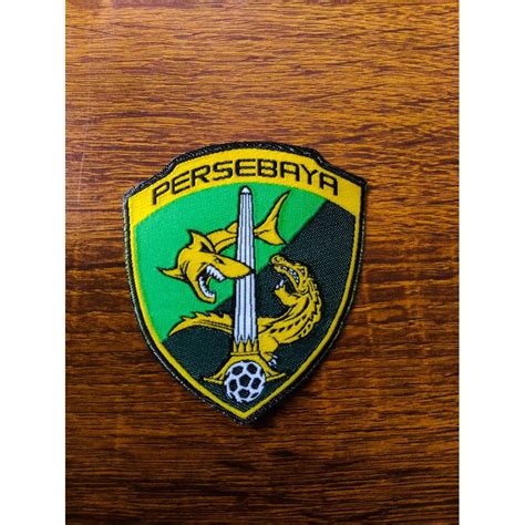 Jual Logo Patch Woven Emblem Club Bola Persebaya Shopee Indonesia