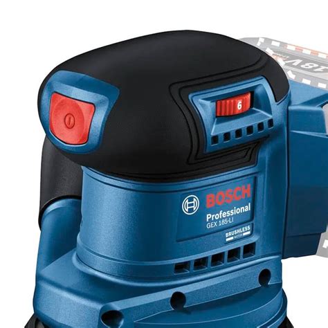 Lixadeira A Bateria Bosch - Lixadeira Excêntrica GEX 185-LI SB à Bateria - Bosch 06013A50E0 - Felap ...