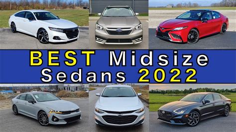 BEST Mid Size Sedans For 2022 Top 7 Reviewed And Ranked YouTube